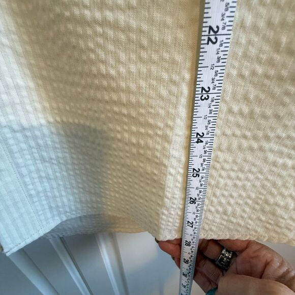 NWT Joe’s cotton short sleeves button up shirt in Ecru color. Size S - Picture 11 of 12